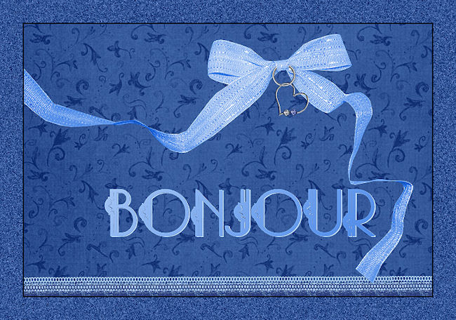 bonjour ruban