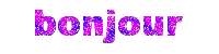 bonjour bonjour glitter