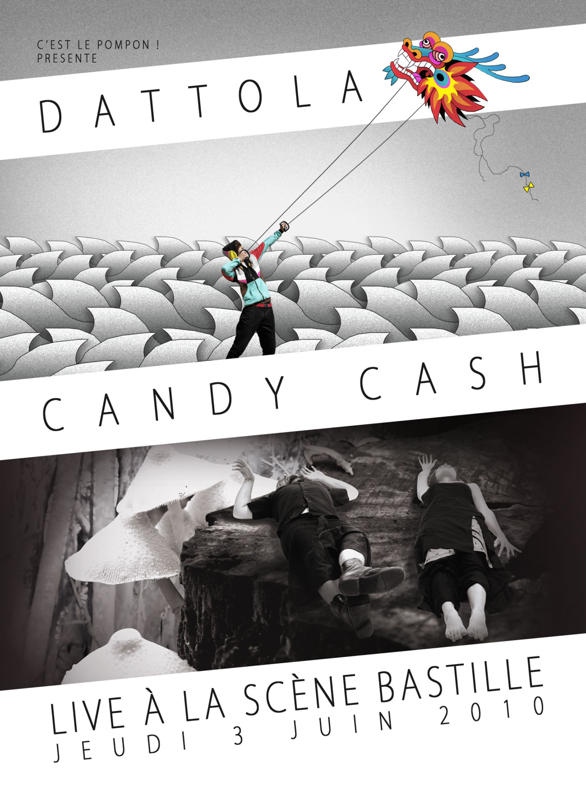 CandyCash et Dattola en concert le 3 juin à la Scène Bastille