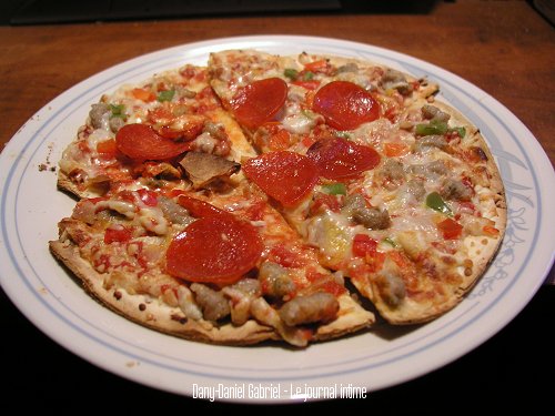 pizza croute mince