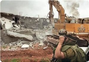 Palestine Occupée - destruction de maisons palestiniennes