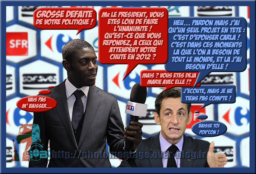 La d&eacute;bacle de l'&eacute;quipe de France en Afrique du Sud va surement rendre plus difficile la politique du gouvernement ! 