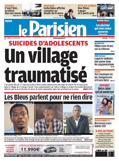 [Multi] Le Parisien du samedi 26 juin 2010+ Suppl�ment