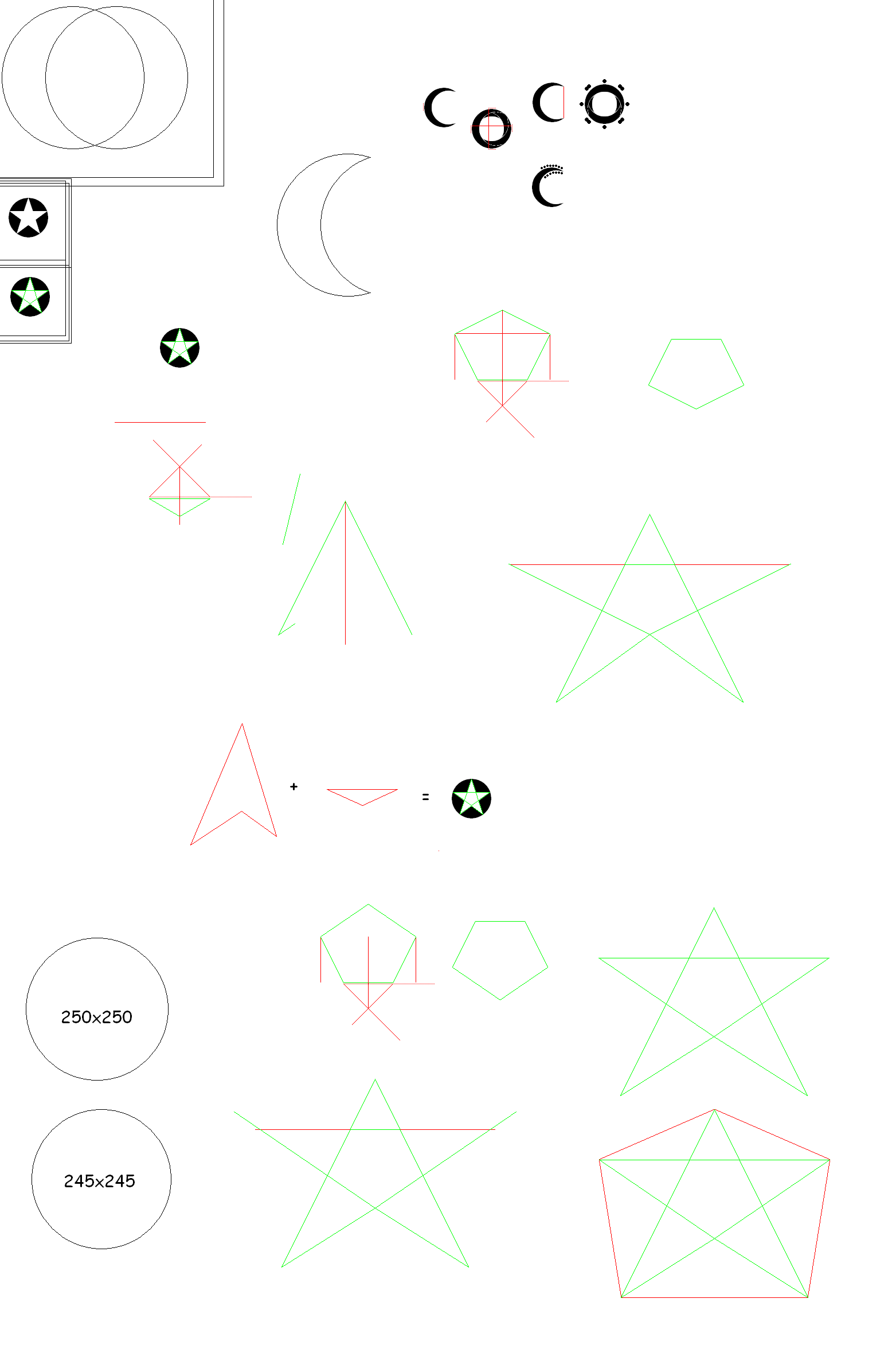 MSpaint - construction g&Atilde;&copy;om&Atilde;&copy;trique