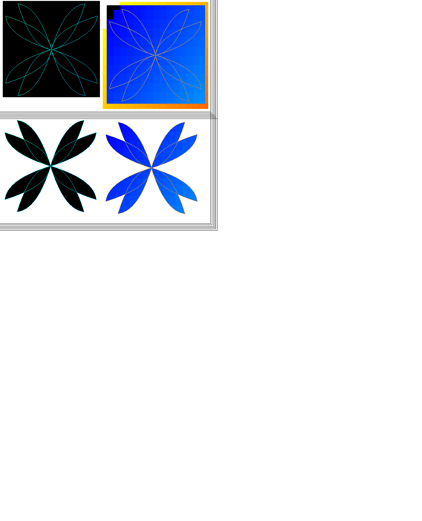 MSpaint - contours color&Atilde;&copy;s