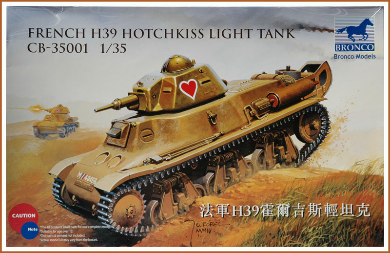 FRENCH H39 HOTCHKISS LIGHT TANK [BRONCO MODELS 1/35] 100226065440558505522919