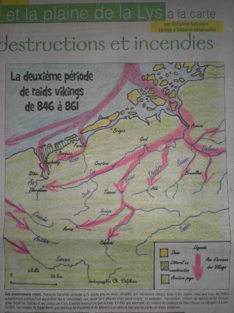 "Les Flandres et la plaine de la Lys  la carte" 100228082130970735537739