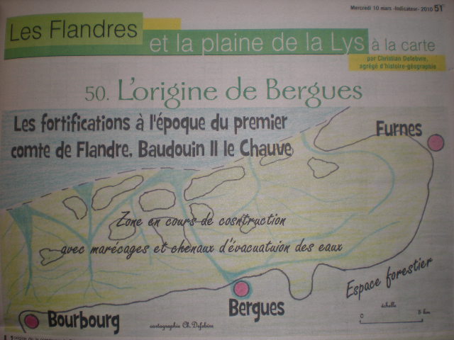 "Les Flandres et la plaine de la Lys  la carte" 100328084913970735722562