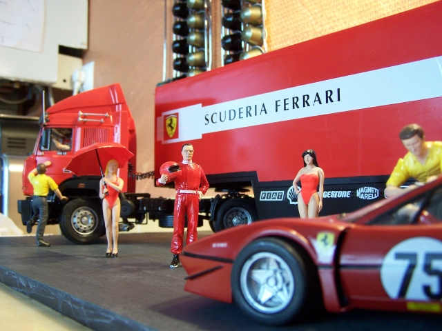 diorama camion iveco de la scuderia 100413111102670675823025