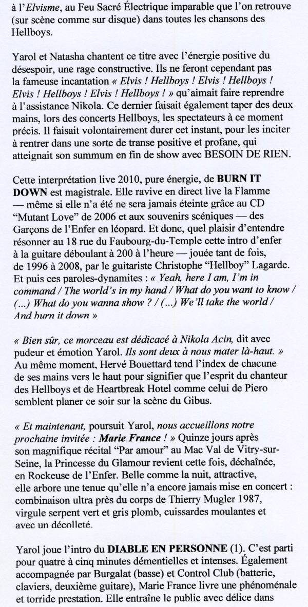 MARIE FRANCE au “TRIBUTE TO PIERO” 31/05/2010 GIBUS (Paris) : compte-rendu 100616015731853866238683