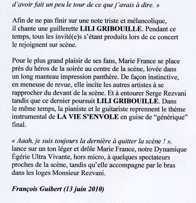 MARIE FRANCE 10/07/2019 Castel (Paris) : compte rendu 100618052733853866251807