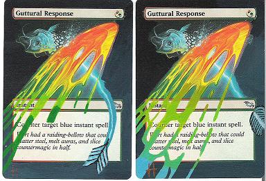 guttural response