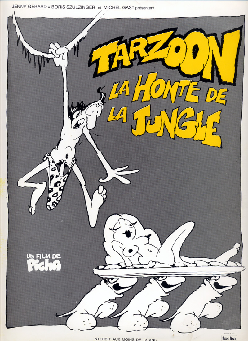 (Tarzoon) La honte de la jungle (1975)  Dessin Animé de Picha 100711041941433066384273