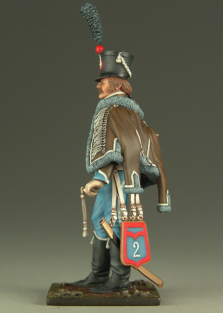 Vitrine de Bernard.S (Métal Modèles, bien entendu...) Trompette des 9ème et 7ème Hussards 100719012901359346425922