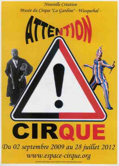 Affiche Attention Cirque A4 1