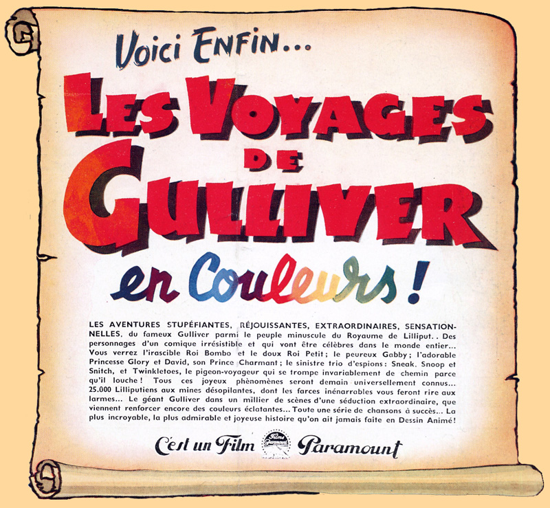 Les voyages de Gulliver (1939) Gulliver's travel de Dave Fleischer 100726061947433066467803
