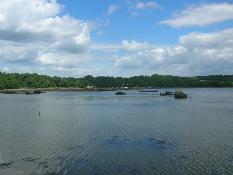 Rivière du Blavet près de Lorient. 100805055641671076520292