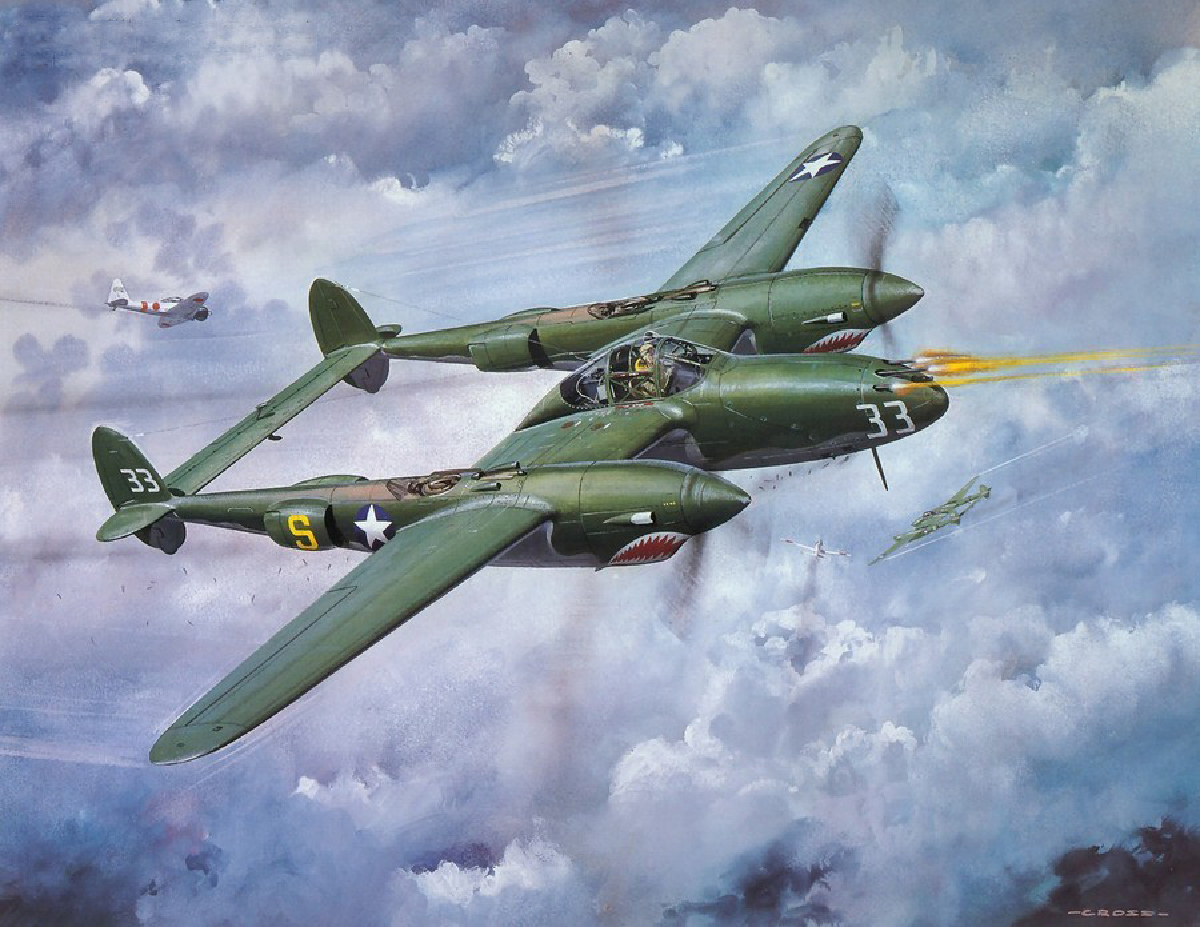 [Academy] Lockheed P38F Lightning 1/48 1008071038121015366528401